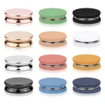ABKJ-12Pcs épingles magnétiques Hijab, aimants Hijab puissants fermoir écharpe magnétique coloré broche sans épingle broches Hijab broches boutons