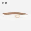 ceinture en cuir véritable pour femmes, boucle simple et à la mode, style instagram, jupe en jean polyvalente, sensation haut de gamme, usine de ceintures pour femmes
