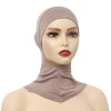 foulard hijab musulman pour femme, sous Écharpe islamique, chapeau, bonnet