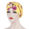 hijabs musulmans pour femmes, foulard en soie de lait doux au toucher avec motif de fleurs, vêtements adaptés, légèrement extensible et confortable