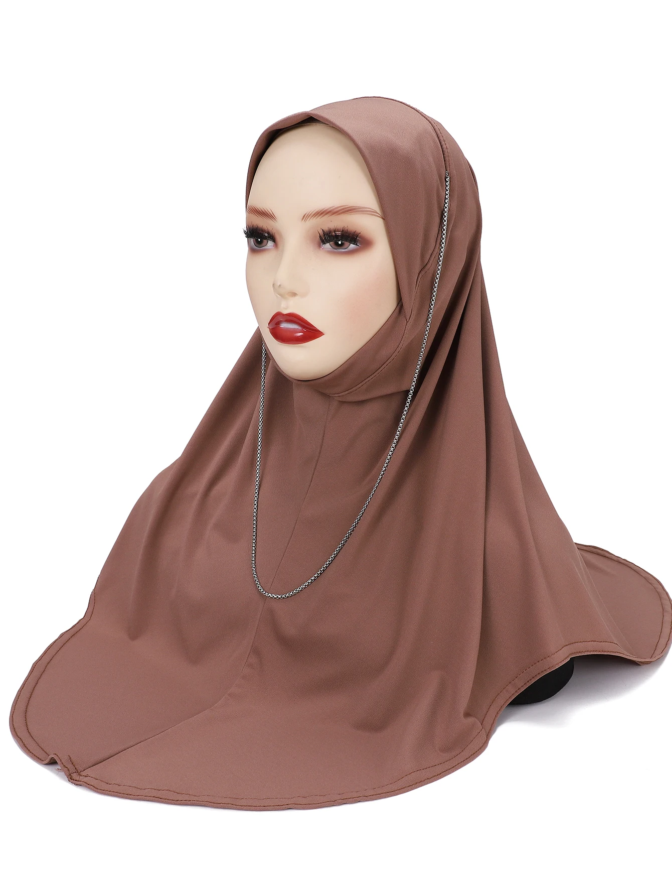 nouvelle chaîne instantanée prête à porter hijab maillot de sport extensible hijab femmes musulmanes foulards malaisie chapeaux casquettes