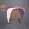 veste de sport pour femmes, chemise à manches longues, manteau d'entraînement, vêtements d'entraînement, de yoga