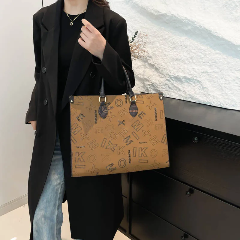 sacs fourre tout à la mode pour femmes simple grande capacité femmes sac à bandoulière sacs à provisions sac de créateur bolso marca lujo Сумка sac