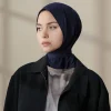 casquette hijab musulmane pour femme, sous Écharpe, voile en coton modal, turban de tête islamique