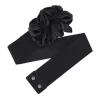 ceintures élastiques élégantes à grand nœud pour femmes, large ceinture latérale, robe en jean, pantalon, décoration simple, cadeau, nouvelle collection
