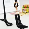Élégant femme mode pendentif collier gland longue hiver pull chaîne collier femmes géométrique torsadé colliers bijoux cadeau