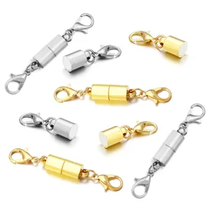 5 ensembles/lot fermoirs magnétiques pour la fabrication de bijoux bracelet à bricoler soi-même collier fermoir magnétique connecteur boucle attaches accessoires