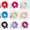 21 couleur unie carré hijab imitation soie foulard satin foulard en mousseline ropa africana mujer turbante africano 60*60 cm