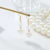 bijoux de mariage pour filles, 3 pièces, ensemble de bijoux, collier de perles, boucles d'oreilles, shopping en plein air, usage quotidien