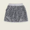 bébé filles paillettes polyvalent jupe courte printemps automne enfants léger luxe à la mode a ligne demi jupe jupe pour enfants fille