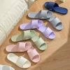 pantoufles confortables pliables eva, légères, pour hôtel, voyage, salle de bain, antidérapantes, chaussures plates d'intérieur pour la maison, couple, nouvelle collection