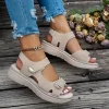2025 nouvelles sandales d'été voyage femmes chaussures nouvelle sandale semelle durable sandale dames en plein air plage pantoufles plate forme sandales