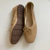 bailamos 2025 printemps chaussures plates ballerine femmes marque de mode bout carré plat ballet chaussure femme décontracté sans lacet mocassins zapato
