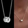 2025 bijoux à la mode de haute qualité mode classique pavé de diamant rond mini collier pour les femmes bijoux cadeau