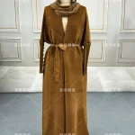 Abaya Ramadan 2025 pour les femmes de luxe décontracté élégant à manches longues manteau robes mode femme soirée Cardigan Eid Abaya Gate