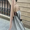 Écharpe hijab pour femmes musulmanes du moyen orient, arabe dubaï abaya ramadan, jersey doux, turban africain islam khimar sauna