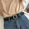 ceinture en faux cuir pour femmes, pour robes et pantalons, décontractée, fine, accessoire pour usage quotidien