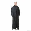 Robe longue arabe saoudienne pour hommes musulmans Abaya Islam hommes Jubba Thobe Daffah Dishdasha vêtements traditionnels caftan Robe Djellaba