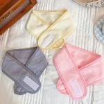 Bandeaux larges réglables pour femmes, bandeau de maquillage, lavage du visage, cosmétique, sauna, accessoires de maquillage pour dames