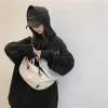 nouveau sac à main grande capacité sac à bandoulière en nylon ceinture pochette voyage sac de hanche décontracté couleur unie sacs de poitrine couple jeune étudiant