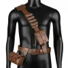 steampunk médiéval rétro punk fanny packs pour hommes avec bouteilles de potion porte monnaie en cuir pu sac de taille sac de ceinture de hanche accessoire de cosplay