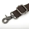 0716 0715 sac de taille pour hommes, sac pour téléphone portable, sac à dos à bandoulière rétro en cuir ciré à l'huile de grande capacité pour l'extérieur