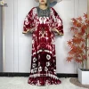 abaya africain pour femmes, robe ample, manches chauve souris, poches, haute qualité, teinture par nouage, tissu en pur coton, vêtements islamiques, nouvelle collection 2025