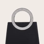 Pochette élégante à la mode pour femmes, sacs de luxe, sacs à main de soirée, fête, Banquet, pochettes noires, nouvelle collection 2024