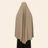 abayas pour femmes musulmanes, couverture complète, hijab intérieur en coton de qualité supérieure, hijab en chanvre, robe de prière du ramadan