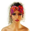 nouvelles femmes imprimé noeud turban indien musulman chapeaux chimio cap hijab bonnet tête enveloppement bandanas perte de cheveux foulard
