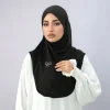 gloden broderie femmes musulmanes instantané hijab bonnet malais double menton sous capuchon prière hijab couvrant foulard sport hijab eid