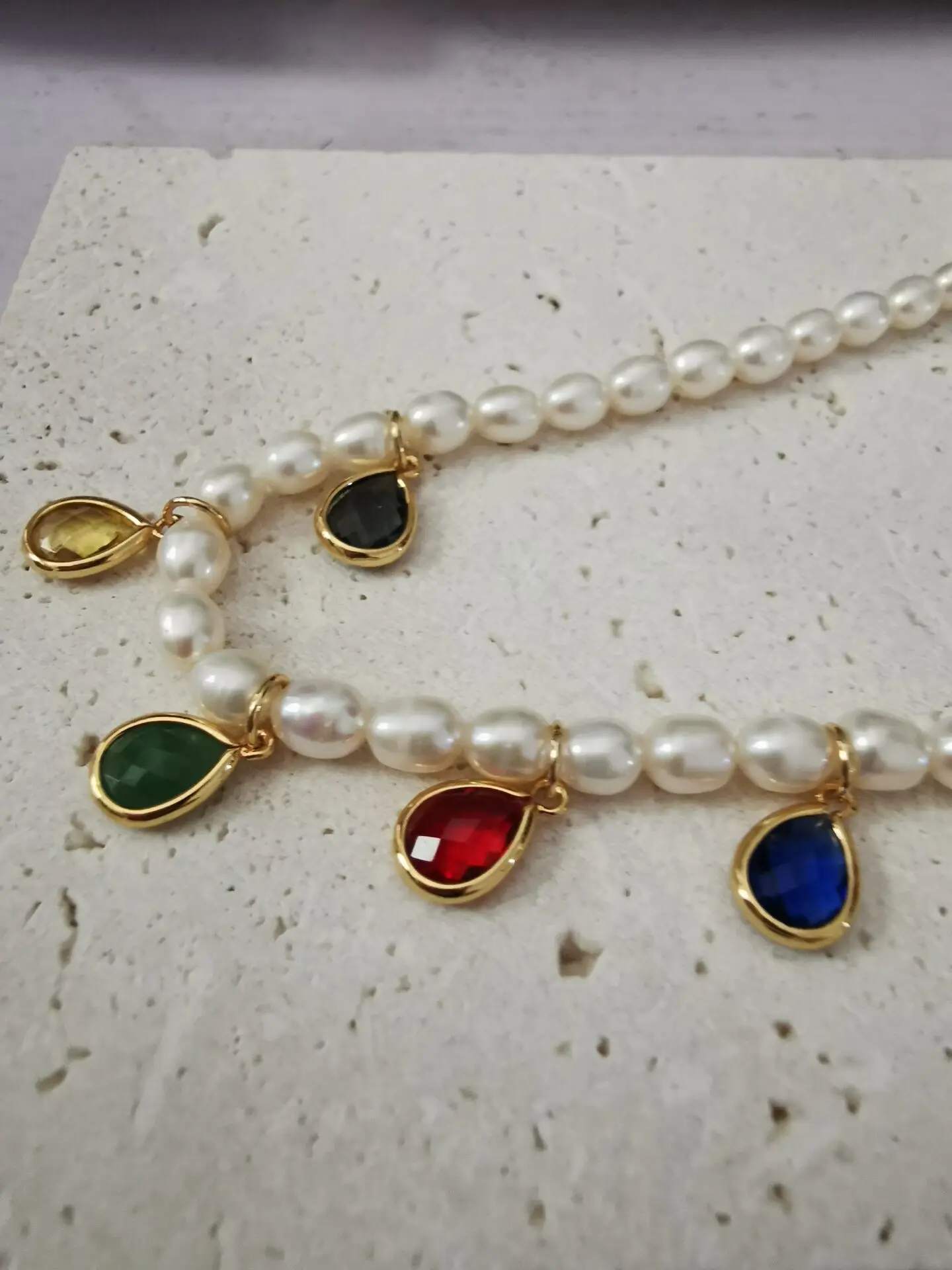 Collier de perles naturelles pour femmes, coloré, contre-indiqué, bijoux de fête, créateur, T Show, robe de piste, Japon, coréen