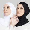 Sous-écharpe musulmane femmes Hijab couverture complète du cou croisé Hijab femmes musulmanes écharpe Turban dame casquette chapeau islamique Turbante Mujer