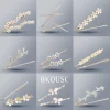 Épingles à cheveux en strass pour femmes, pince à cheveux élégante en métal, accessoires pour cheveux, Barrettes papillon à la mode pour filles