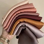 Hijab Plissé en Satin et Mousseline de Soie pour Femme Musulmane, Écharpe de Luxe, Bandana, Bandeau de Sauna, Châle Chic, Turban
