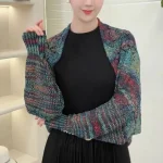 Capes Hijab de prière en forme de diamant islamique pour femmes musulmanes, tricot polyvalent ajouré, respirant, de haute qualité, une couche, pour Ramadan