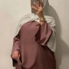 robe longue musulmane pour femmes, abaya marocaine, arabe, indienne, dubaï, turquie, eid, kaftan éducatif, été 2022