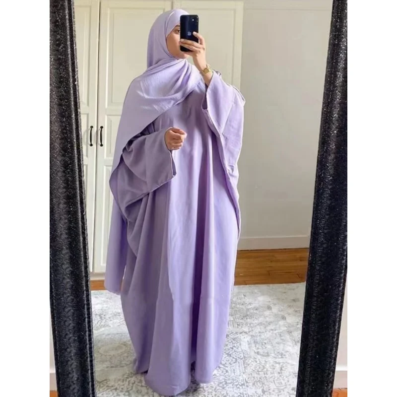 abayas musulmans pour femmes, manches chauve souris, robe de prière de l'aïd, vêtements kimono noirs, vêtements décontractés, vêtements saoudiens et arabes, maroc