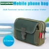 sac banane en toile avec poche pour homme, sac banane extérieur, sac à main d'affaires, poudres pour téléphone portable, sacs de course et de camping