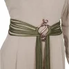 ceinture de style corde longue renaissance, avec croix troll, sorcière médiévale, corde païenne, chaîne de taille, accessoire de costume pour robe