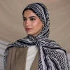 nouvelle aquarelle florale satin modal hijab écharpe respirant doux longue mode foulards foulard paisley imprimé musulman hijabs châle