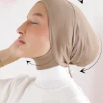 Hijab instantané pour femmes musulmanes, avec bretelles, Bonnet en Jersey doux, cravate au dos, casquette intérieure, Turban solide et extensible, bandeau Eid