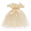 robes de soirée princesse à paillettes pour filles de 3 à 8 ans, fleurs d'été, robe de soirée d'anniversaire, de mariage, de bal, vêtements pour enfants
