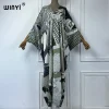 winyi été caftan koweït femmes imprimer plage couvertures robe abaya dubaï luxe abaya femme musulmane dubaï mode robe de soirée