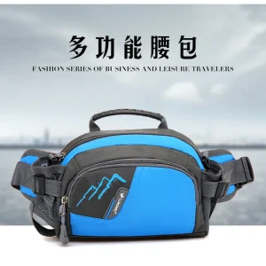 Sac banane avec ceinture de course, pochette pour téléphone, sac de taille en Nylon avec porte-bouteille pour course à pied, randonnée, hydratation, Jogging