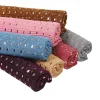 Écharpe de styliste en tissu à paillettes pour femme musulmane, châle pashmina doux et fin, bandeau de sauna, hijab