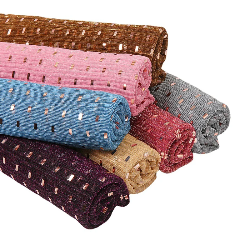 Écharpe de styliste en tissu à paillettes pour femme musulmane, châle pashmina doux et fin, bandeau de sauna, hijab