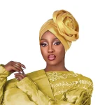 Élégant grande fleur Turban casquette pour femmes élastique africain dame bandeau islamique chapeaux Bonnet chapeau Turbante Mujer