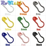 Épingles de sûreté en plastique colorées, marqueurs de tricot, Clips de points au Crochet pour bricolage, tricot, couture, accessoires pour vêtements artisanaux, 100 pièces/boîte