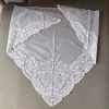 mantille en dentelle espagnole blanche brodée mantel de encaje fallera manteleta fallera blanca